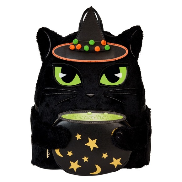 Loungefly Disney Hocus Pocus Binx Costume Light Up Glow Mini Backpack Exclusive - Picture 2 of 8